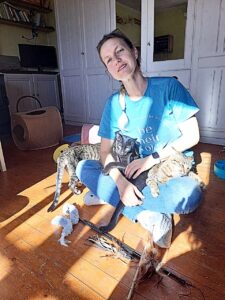Martina betreibt Katzenschutz in Istrien
