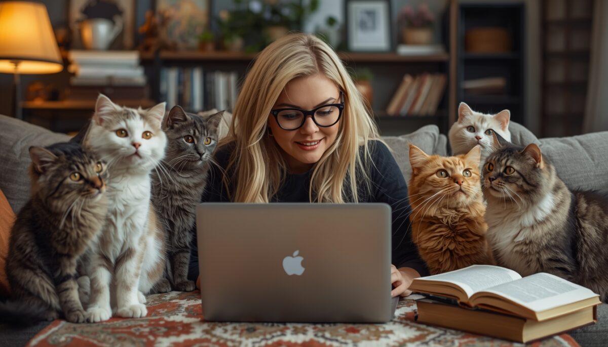 Sabine Kauffeld schreibt Katzenweisheiten über ihre sechs Katzen